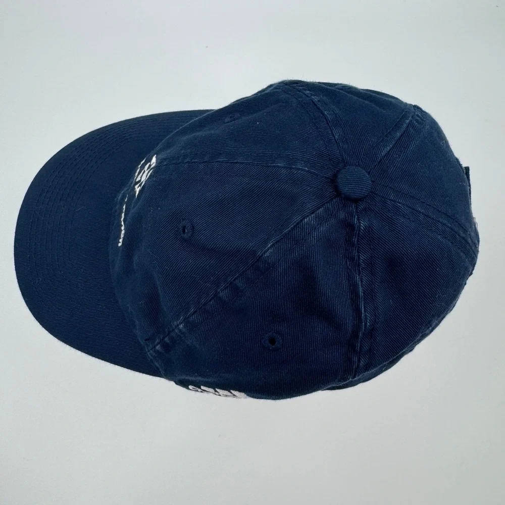 Adidas Black Butte Ranch‎ Navy Blue Cotton Adjustable Strapback Baseball Cap Hat